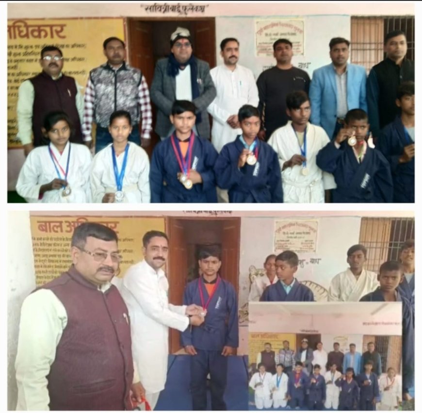 अयोध्या: मां कामाख्या नगर पंचायत के समाजसेवी बाबा आनंद गिरि ने मेधावी छात्र-छात्राओं को किया सम्मानित