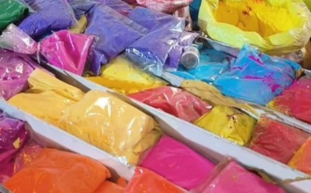 होली नजदीक आते ही बाजारों में रंगों की धूम, नकली व केमिकल युक्त रंगों से सेहत पर खतरा