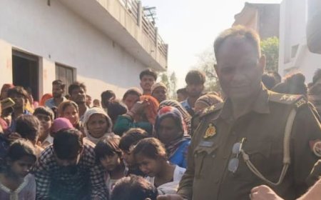 लखीमपुर खीरी : दरवाजे पर खेल रही मासूम को ट्रैक्टर ने कुचला, चालक फरार