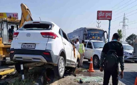देहरादून में भीषण सड़क हादसा: हरिद्वार हाईवे पर अनियंत्रित कार पलटी, तीन घायल