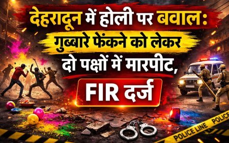 देहरादून में होली पर बवाल: गुब्बारे फेंकने को लेकर दो पक्षों में मारपीट, FIR दर्ज