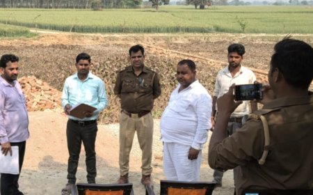 गांव मलेवा में अन्नपूर्णा भवन के लिए प्रस्तावित भूमि से अवैध कब्जा हटाया, राजस्व टीम ने पुलिस के साथ चलाया अभियान