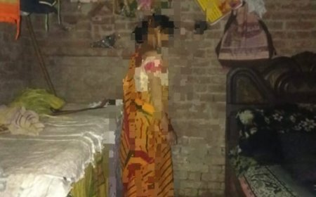 कमरे में फांसी लगाकर महिला ने दी जान, गांव में मचा हड़कंप ।