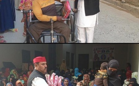 ईद का तोहफा बांटकर सपा नेता रेहान खान ने पेश की हिंदू-मुस्लिम एकता की मिसाल