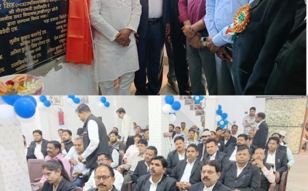 तहसील लखीमपुर खीरी में अधिवक्ताओं के नए चैंबरों का भव्य उद्घाटन, न्याय व्यवस्था को मिलेगी मजबूती