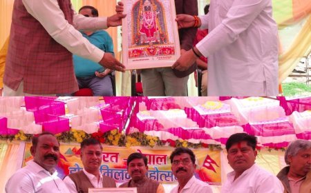 भारत-नेपाल के रिश्तों को मजबूत करने का संदेश, चंदन चौकी में मनाया गया मैत्री होली महोत्सव