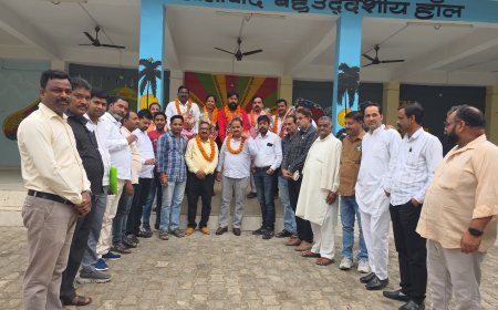 जलालाबाद नगर पालिका में नामित सभासदों का भव्य सम्मान समारोह