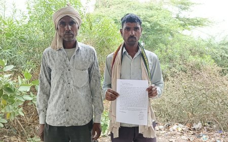 गांव बसुआ मई मे दबगों द्वारा किसान परिवार को धमकी धमकियां, जान माल की धमकी के चलते गेहूं की फसल की नहीं कर पा रहे कटाई