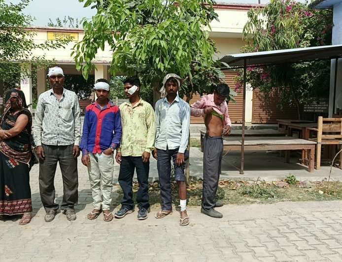 गांव बसुआमई में पुरानी रंजिश का खौफनाक अंजाम: बच्चों के विवाद के बाद हमले में महिला समेत 5 घायल