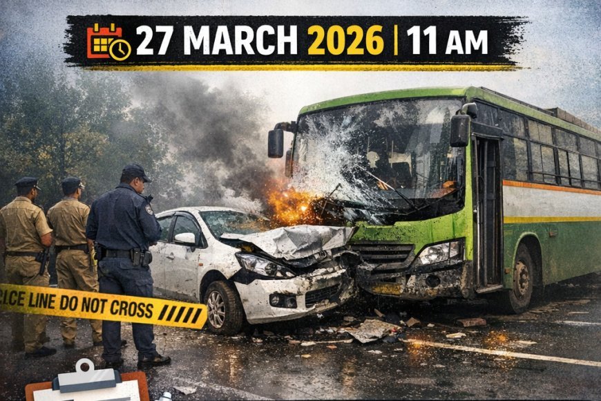 बस-कार हादसे की मजिस्ट्रियल जांच के लिए सार्वजनिक सूचना जारी