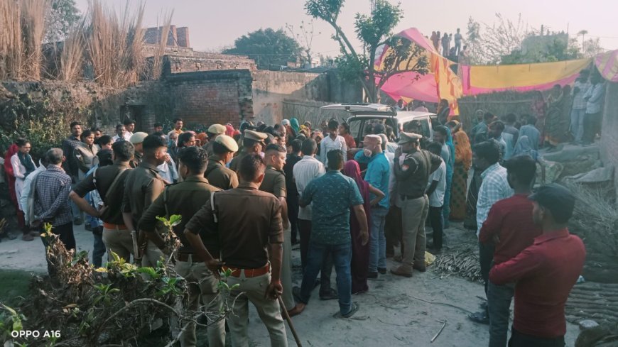 लखीमपुर खीरी : तीन दिन से लापता महिला का खेत में मिला अर्धनग्न शव, हत्या का आरोप