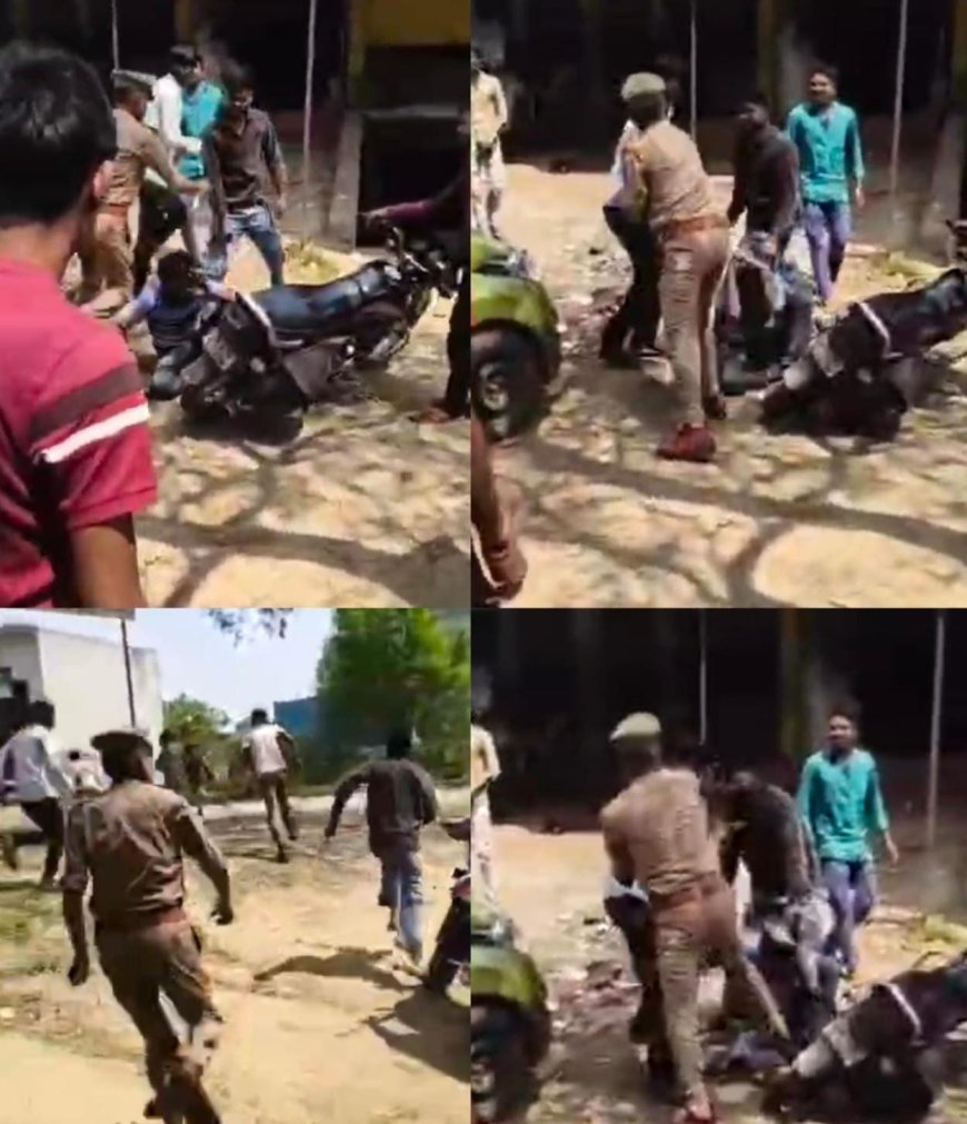 महेवागंज मारपीट मामला: पुलिस ने दर्ज किया मुकदमा, आरोपियों की तलाश जारी — वीडियो वायरल