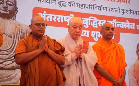 कुशीनगर से विश्व शांति का संदेश, अंतरराष्ट्रीय बौद्ध सम्मेलन 2026 का भव्य शुभारंभ