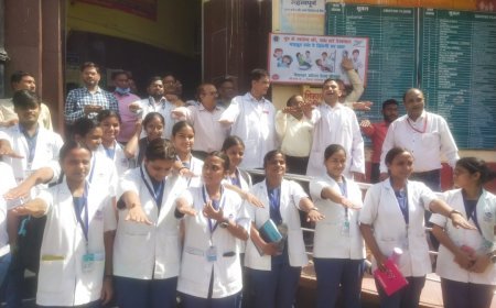 मुख स्वस्थ तो जीवन स्वस्थ: अयोध्या जिला चिकित्सालय में ओरल हेल्थ डे पर जागरूकता कार्यक्रम