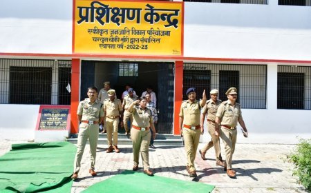 मुख्यमंत्री के आगमन को लेकर सुरक्षा कड़ी, एसपी ख्याति गर्ग ने किया निरीक्षण