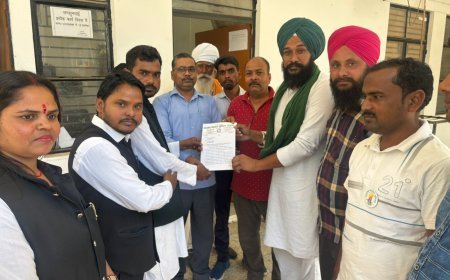 किसानों की समस्याओं को लेकर भाकियू चढूनी ने मुख्यमंत्री को भेजा ज्ञापन