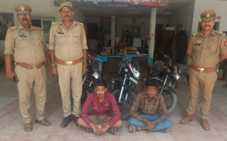 यक्ष एप से खुली बाइक चोरी, 2 गिरफ्तार