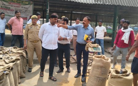 लखीमपुर में गेहूं खरीद पर सख्ती, ADM ने केंद्र प्रभारियों को लगाई फटकार
