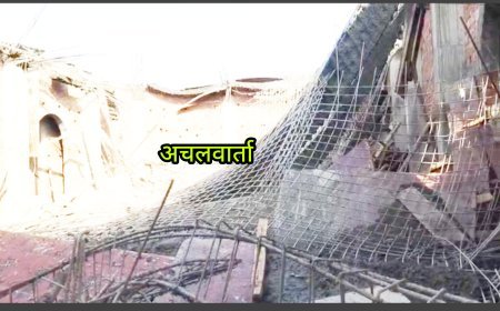 याकूबपुर मे गंगा चिकित्सालय की निर्माणाधीन बिल्डिंग में हादसा, तीन मजदूर मलबे में दबे; एक की हालत गंभीर