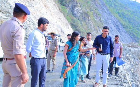 चारधाम यात्रा से पहले प्रशासन एक्शन मोड में, डीएम ने व्यवस्थाओं का किया स्थलीय निरीक्षण