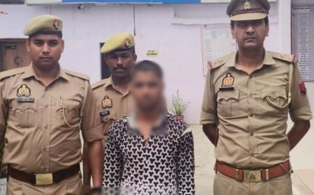 मुरादाबाद : दुष्कर्म का आरोपी गिरफ्तार, पुलिस ने भेजा जेल