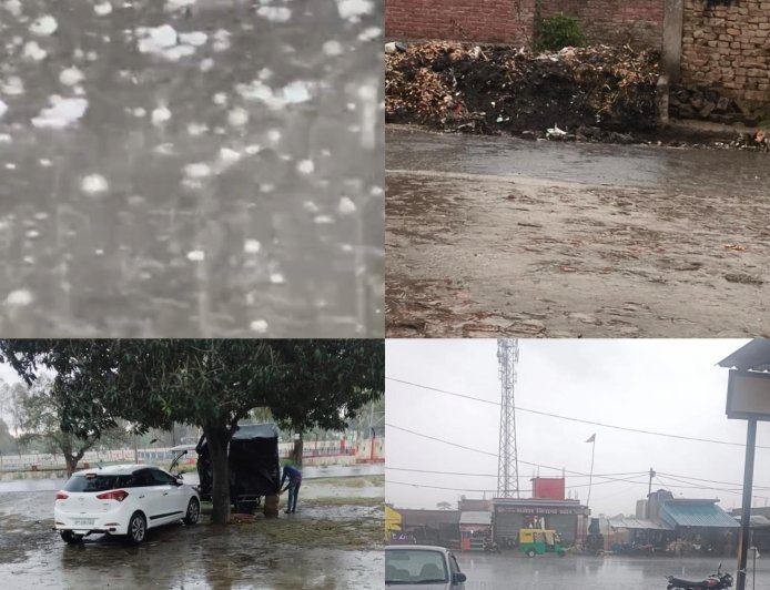 बेमौसम बारिश और ओलावृष्टि से तबाही, किसानों की मेहनत पर फिरा पानी