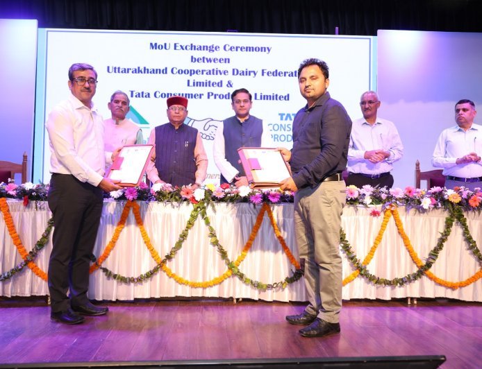 देहरादून में डेयरी सेक्टर को डिजिटल बढ़ावा, ERP लॉन्च, टाटा कंज्यूमर्स से MOU