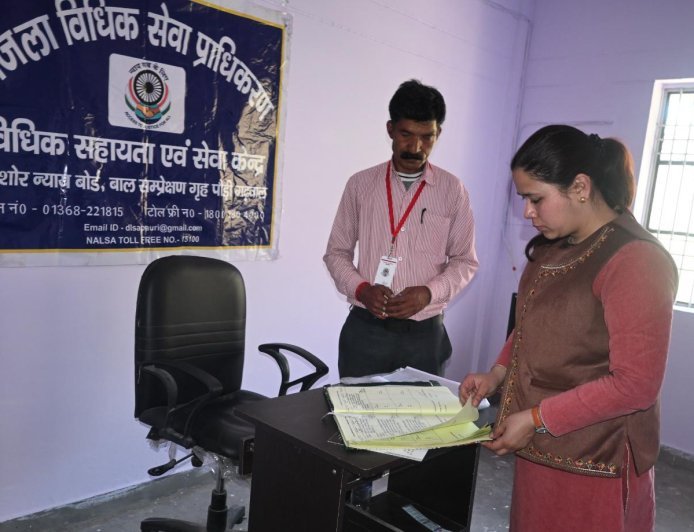 गडोली बाल गृह का निरीक्षण, विधिक सहायता पर जोर