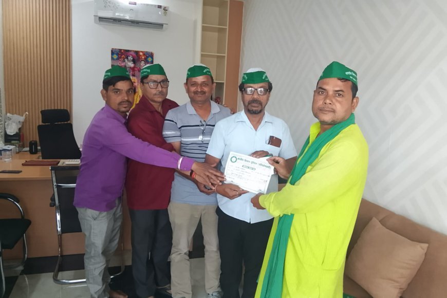 भारतीय किसान यूनियन परिवर्तनवादी के पवन वीर मंडल अध्यक्ष राघवेंद्र व्यापार मंडल अध्यक्ष बनाए गए