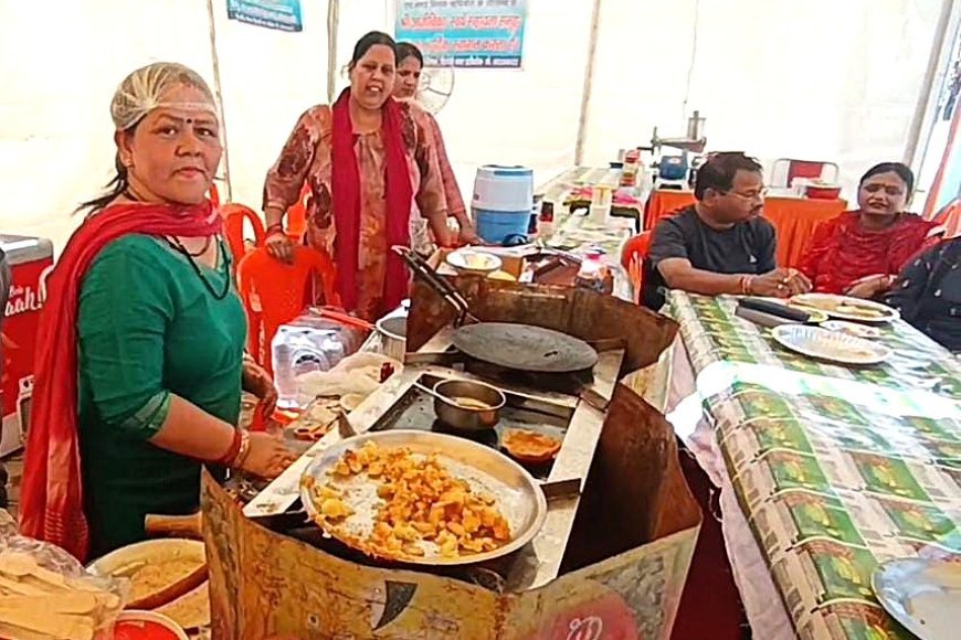 ट्रांजिट कैंप में पहाड़ी स्वाद