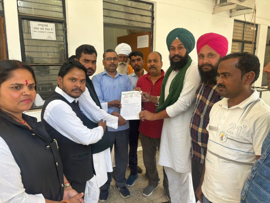 किसानों की समस्याओं को लेकर भाकियू चढूनी ने मुख्यमंत्री को भेजा ज्ञापन