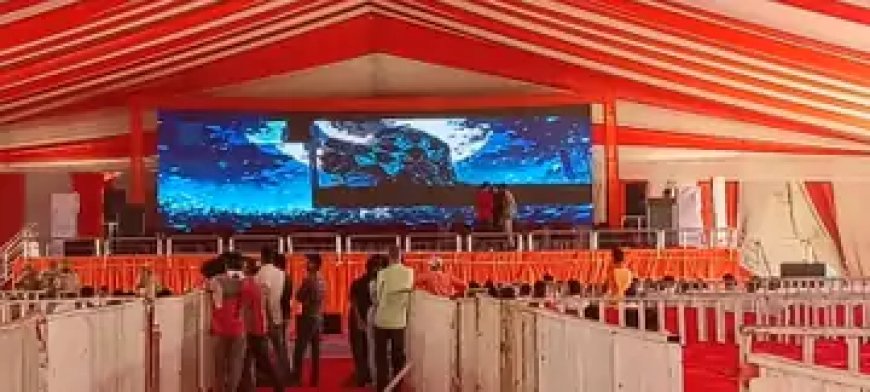 चंदनचौकी में CM योगी के दौरे को लेकर कड़ी सुरक्षा, कई मार्गों पर यातायात प्रतिबंध