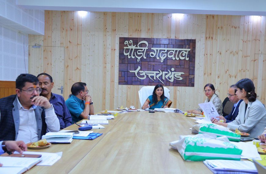 वन संरक्षण, भूमि सुधार और आजीविका संवर्धन पर जिलाधिकारी की बैठक, पौड़ी में पायलट योजना शुरू होगी