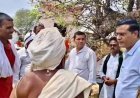 मथुरा : कान्हा गौशाला की जमीन से हटाया गया अवैध कब्जा
