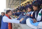चम्पावत : सीएम पुष्कर सिंह धामी ने देवीधुरा में छात्र-छात्राओं से किया संवाद, उज्ज्वल भविष्य की दी शुभकामनाएं