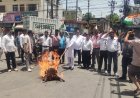 देहरादून : पेट्रोल 100 के पार। कांग्रेस ने फूंका भाजपा सरकार का पुतला