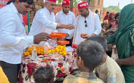 जौनपुर : समाजवादी मजदूर सभा द्वारा मजदूरों को सम्मानित किया गया