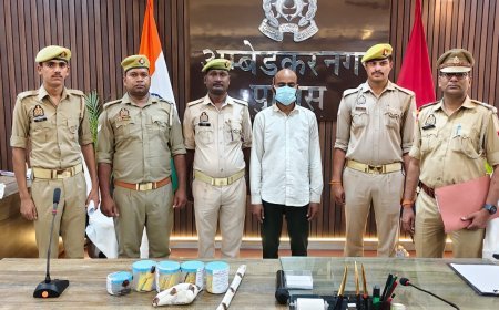 अम्बेडकर नगर: हत्या का सफल अनावरण करते हुए अभियुक्त को किया गया गिरफ्तार