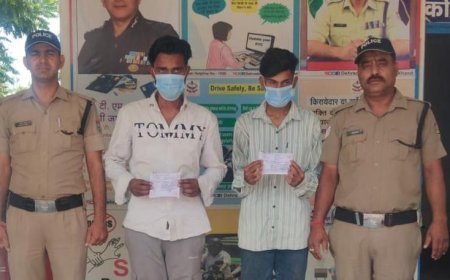 दो तस्करों से 11.41 ग्राम स्मैक बरामद