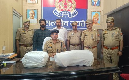 लखीमपुर खीरी : 10 किलो गांजा संग दो तस्कर गिरफ्तार