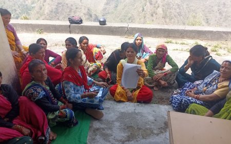 अल्मोड़ा :  दौलीगाड़ की महिलाओं का हुंकार: पानी और नशाखोरी के खिलाफ आंदोलन की चेतावनी