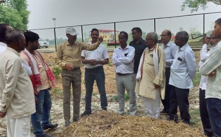 अयोध्या : आचार्य नरेंद्र देव कृषि विश्वविद्यालय में किसानों को सिखाई गई प्राकृतिक खेती की तकनीक