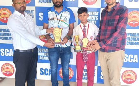 जौनपुर : सुप्रभात चिल्ड्रेंस एकेडमी के छात्र हिमांशु ने किया नाम रोशन