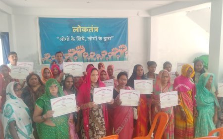 जौनपुर : स्वयं जनगणना में भागीदारी के लिए महिलाओं को किया जागरूक