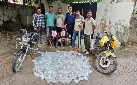 कच्ची शराब तस्करी पर आबकारी विभाग की बड़ी कार्रवाई, 3 तस्कर गिरफ्तार