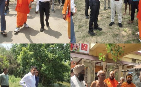 लखीमपुर खीरी: सीडीओ अभिषेक कुमार ने लिलौटी नाथ मंदिर विकास कार्यों का लिया जायजा, सौंदर्यीकरण को मिलेगी रफ्तार