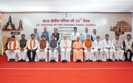 देहरादून : सीएम धामी ने किया बस्तर में आयोजित मध्य क्षेत्रीय परिषद् की 26वीं बैठक में प्रतिभाग किया