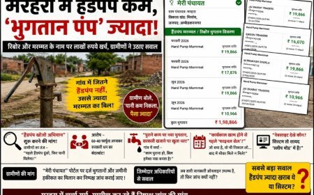 अम्बेडकर नगर: मरहरा में हैंडपंप कम, ‘भुगतान पंप’ ज्यादा!
