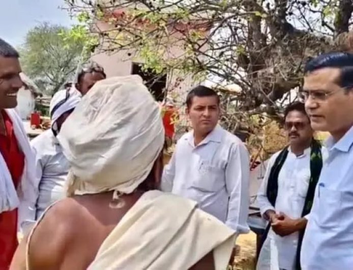 मथुरा : कान्हा गौशाला की जमीन से हटाया गया अवैध कब्जा