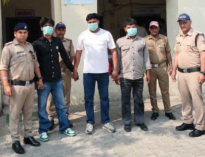 हरिद्वार:  पुलिस ने दबोचे पिल्ला गैंग के तीन मास्टर माइंड